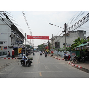 รูปถ่าย ไทย(Thailand) เชียงใหม่(Chiang Mai) ข้างในคุเมืองเชียงใหม่(Inside Canal) ถนนสามล้าน(Sam Lan Road) 2006-04 4