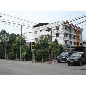 รูปถ่าย ไทย(Thailand) เชียงใหม่(Chiang Mai) ข้างในคุเมืองเชียงใหม่(Inside Canal) ถนนสามล้าน(Sam Lan Road) 2006-04 5