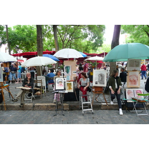 รูปถ่าย ฝรั่งเศส(France) ปารีส(Paris) จัตุรัสแตร์ทร์(Place du Tertre) 2007-06 30