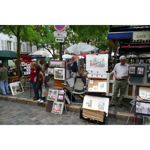 รูปถ่าย ฝรั่งเศส(France) ปารีส(Paris) จัตุรัสแตร์ทร์(Place du Tertre) 2007-06 36