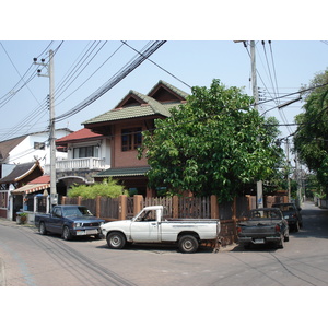 รูปถ่าย ไทย(Thailand) เชียงใหม่(Chiang Mai) ข้างในคุเมืองเชียงใหม่(Inside Canal) 2006-04 61