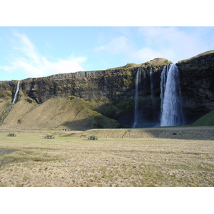 รูปถ่าย ไอซ์แลนด์(Iceland) น้ำตกเซลยาลันด์สฟอสส์(Seljarlandsfoss) 2003-03 4