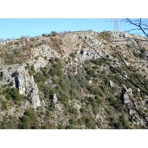 รูปถ่าย ฝรั่งเศส(France) เฟรนช์ริวิเอรา(French Riviera) ถนนจากว็องส์ไปกูร์เซอกูล(Vence to Coursegoule road) 2007-01 36
