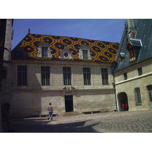 รูปถ่าย ฝรั่งเศส(France) โบนเนอ(Beaune) โรงพยาบาลเก่าโบน (ออสปิสเดอโบน)(Hospices de Beaune) 1999-06 7