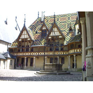 รูปถ่าย ฝรั่งเศส(France) โบนเนอ(Beaune) โรงพยาบาลเก่าโบน (ออสปิสเดอโบน)(Hospices de Beaune) 1999-06 9
