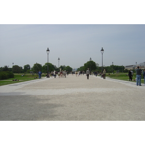 รูปถ่าย ฝรั่งเศส(France) ปารีส(Paris) สวนการูแซลแห่งลูฟวร์(Louvre Carrousel Garden) 2007-05 25