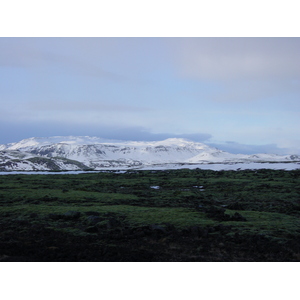 รูปถ่าย ไอซ์แลนด์(Iceland) ถนนหมายเลข 39 ไปเรคยาวิก(Road 39 to Reykjavik) 2003-03 32