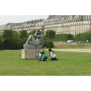 รูปถ่าย ฝรั่งเศส(France) ปารีส(Paris) สวนการูแซลแห่งลูฟวร์(Louvre Carrousel Garden) 2007-05 11