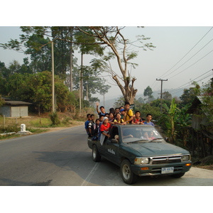 รูปถ่าย ไทย(Thailand) ถนนจากเชียงใหม่ไปปาย(Chiang Mai to Pai road) 2007-02 11