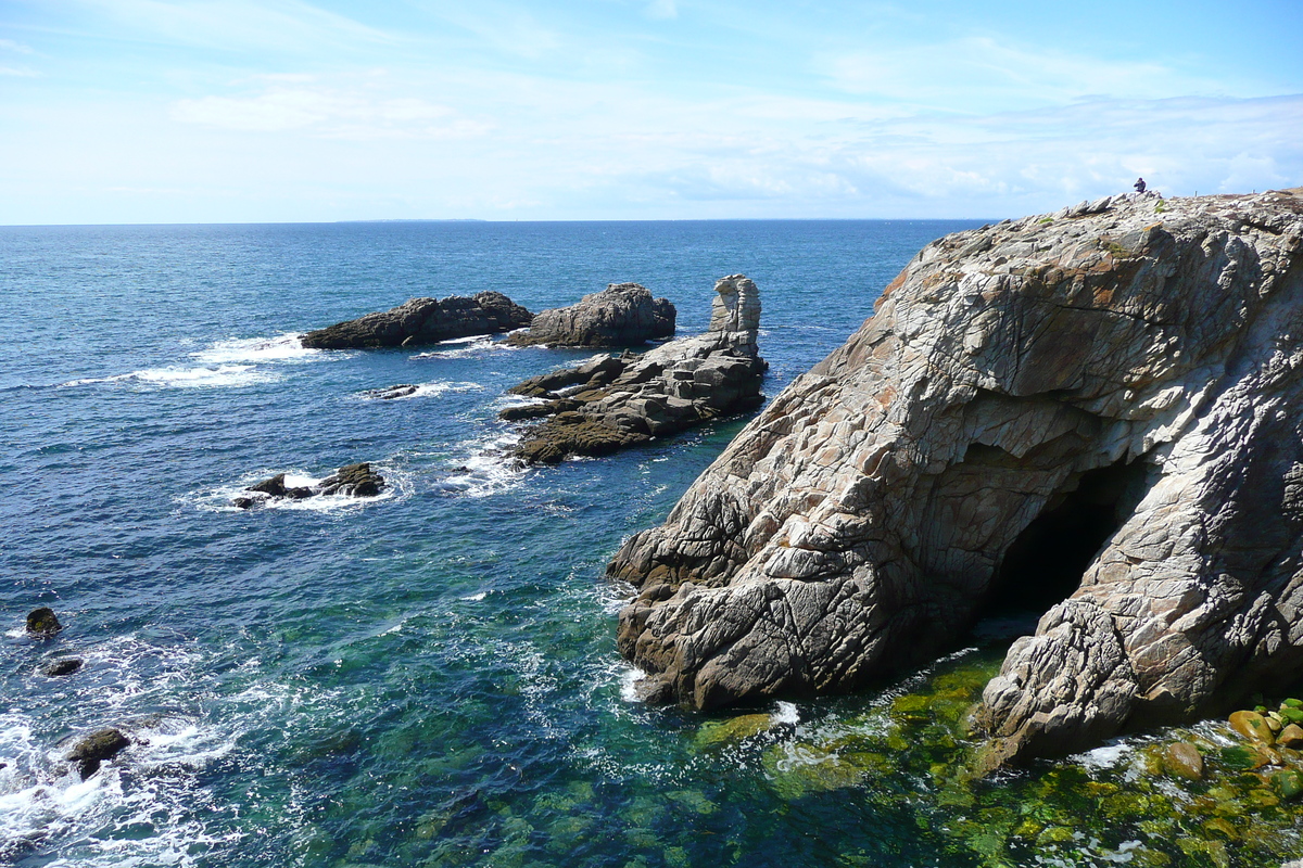 รูปถ่าย ฝรั่งเศส(France) คาบสมุทรกีเบอรง(Quiberon peninsula) แหลมแปร์โช(Pointe du Percho) 2008-07 13