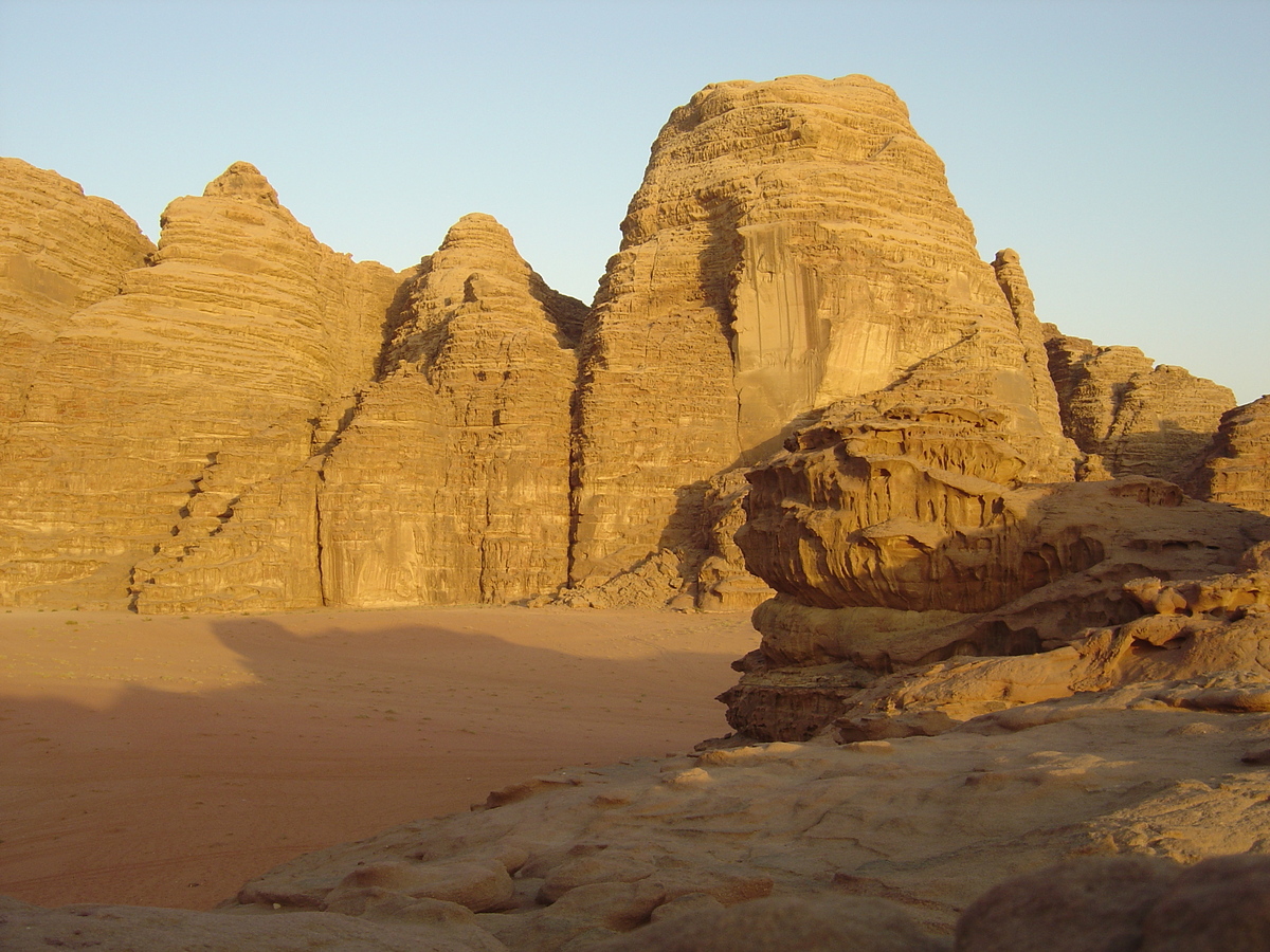 รูปถ่าย จอร์แดน(Jordan) ทะเลทรายวาดีรัม(Wadi Rum Desert) 2004-10 21