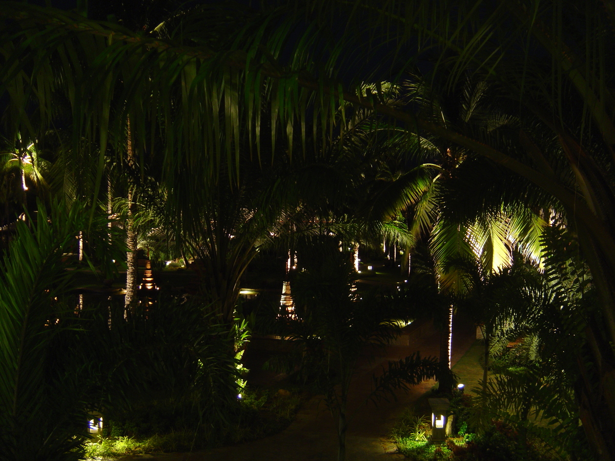 รูปถ่าย ไทย(Thailand) เขาหลัก(Khao Lak) โรงแรมเลอเมอริเดียน เขาหลัก(Meridien Khao Lak Hotel) สีสันกลางคืน(By Night) 2005-12 51