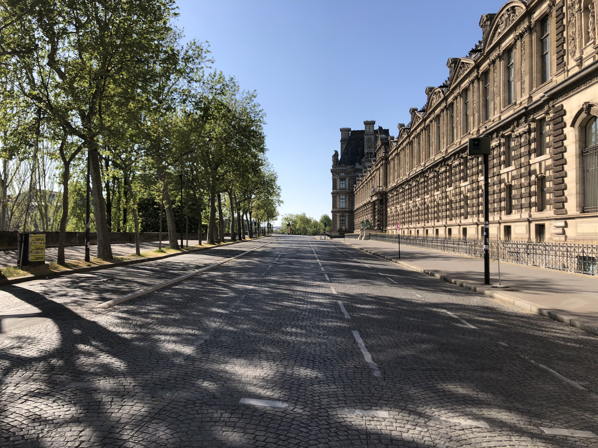 รูปถ่าย ฝรั่งเศส(France) ปารีสช่วงล็อกดาวน์(Paris lockdown) 2020-04 139
