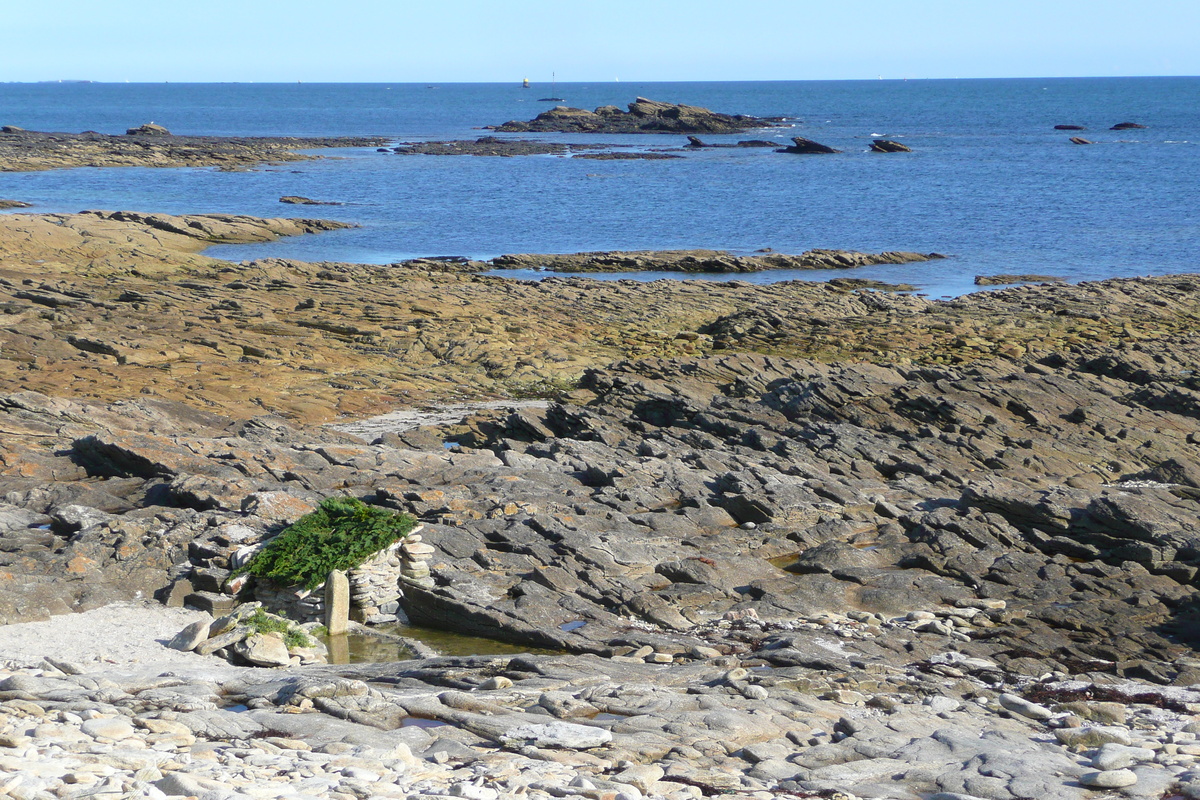 รูปถ่าย ฝรั่งเศส(France) คาบสมุทรกีเบอรง(Quiberon peninsula) แหลมกงแกล(Pointe du Conguel) 2008-07 21