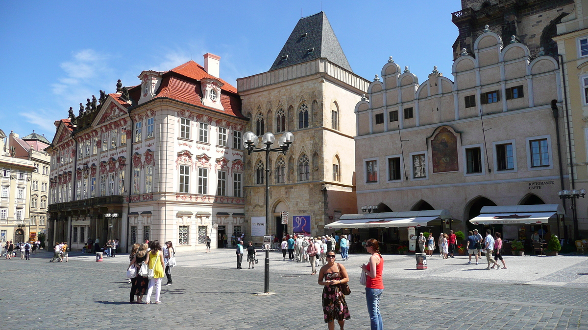 รูปถ่าย สาธารณรัฐเช็ก(Czech Republic) ปราก(Prague) จัตุรัสเมืองเก่าปราก(Staromestske namesti) 2007-07 21
