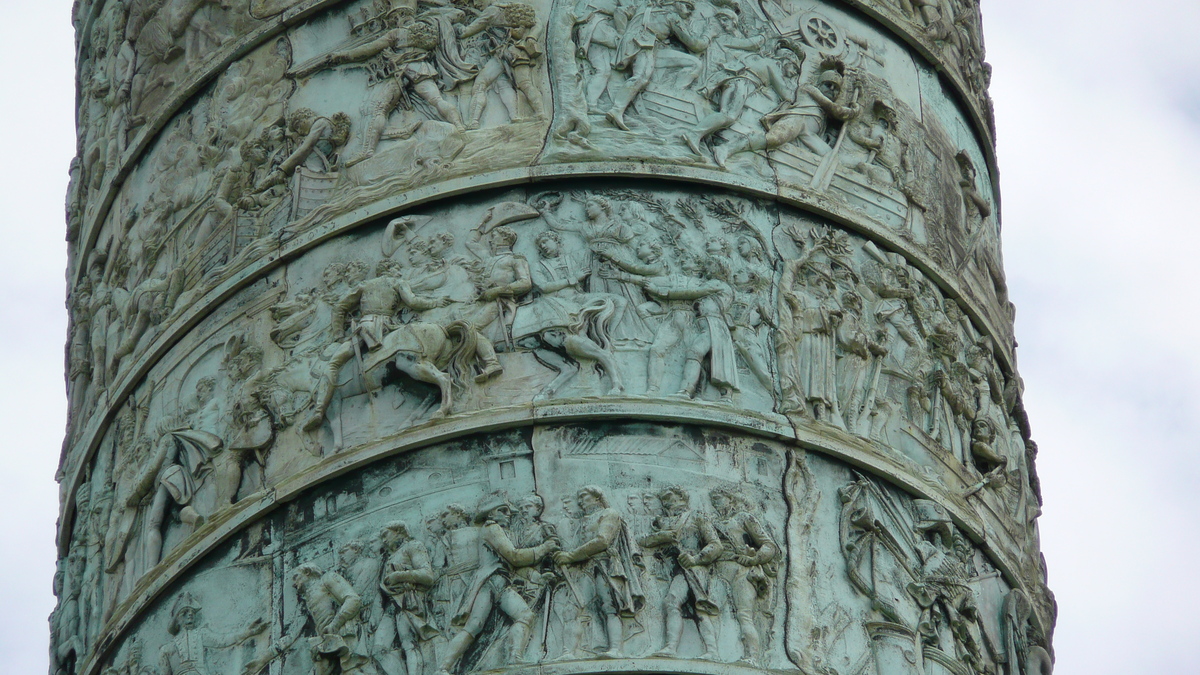 รูปถ่าย ฝรั่งเศส(France) ปารีส(Paris) จัตุรัสว็องโดม(Place Vendome) เสาว็องโดม(Colonne de Vendome) 2007-07 8