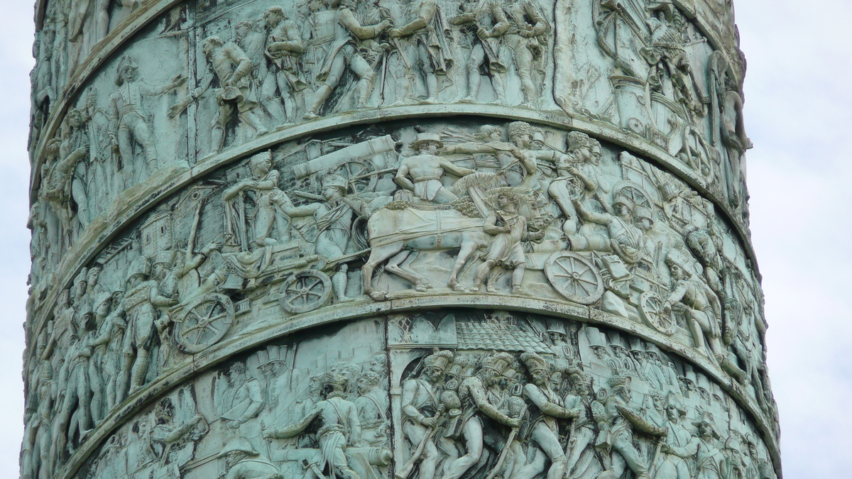 รูปถ่าย ฝรั่งเศส(France) ปารีส(Paris) จัตุรัสว็องโดม(Place Vendome) เสาว็องโดม(Colonne de Vendome) 2007-07 17