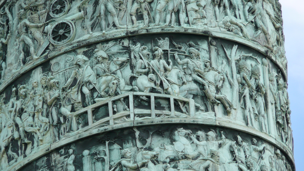 รูปถ่าย ฝรั่งเศส(France) ปารีส(Paris) จัตุรัสว็องโดม(Place Vendome) เสาว็องโดม(Colonne de Vendome) 2007-07 12