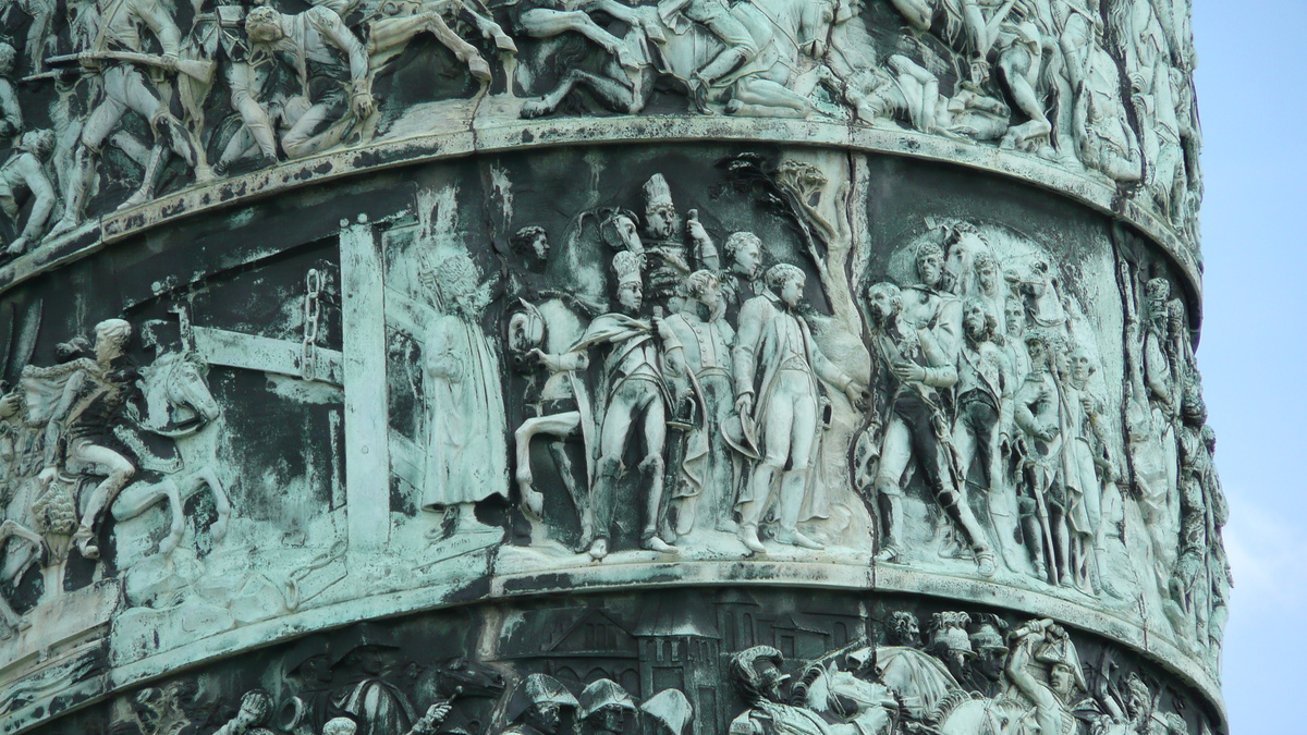 รูปถ่าย ฝรั่งเศส(France) ปารีส(Paris) จัตุรัสว็องโดม(Place Vendome) เสาว็องโดม(Colonne de Vendome) 2007-07 5