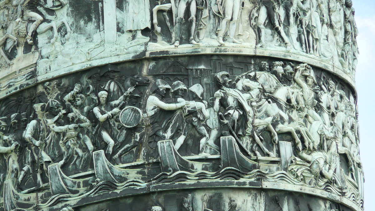 รูปถ่าย ฝรั่งเศส(France) ปารีส(Paris) จัตุรัสว็องโดม(Place Vendome) เสาว็องโดม(Colonne de Vendome) 2007-07 4