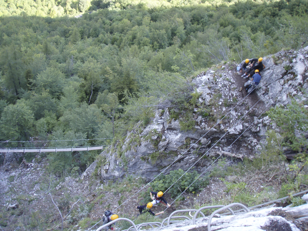 รูปถ่าย ฝรั่งเศส(France) วิคเดสโซ(Vicdessos) เส้นทางปีนผาเวียแฟร์ราตาด้านเหนือ(Via Ferrata North) 2007-08 2