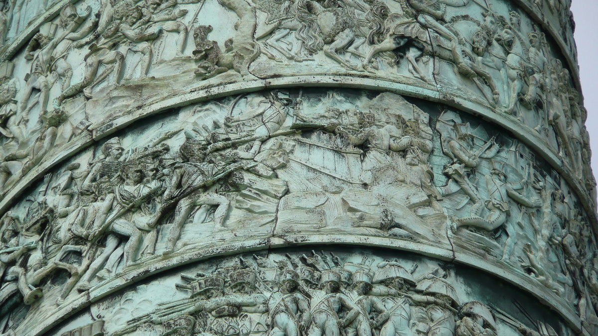 รูปถ่าย ฝรั่งเศส(France) ปารีส(Paris) จัตุรัสว็องโดม(Place Vendome) เสาว็องโดม(Colonne de Vendome) 2007-07 19