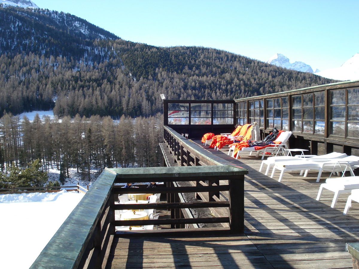 รูปถ่าย สวิสเซอร์แลนด์(Switzerland) ปองเทรซีน่า(Pontresina) โรงแรมแกรนด์โครเนนโฮฟ(Grand Hotel Kronenhof) 2007-01 15