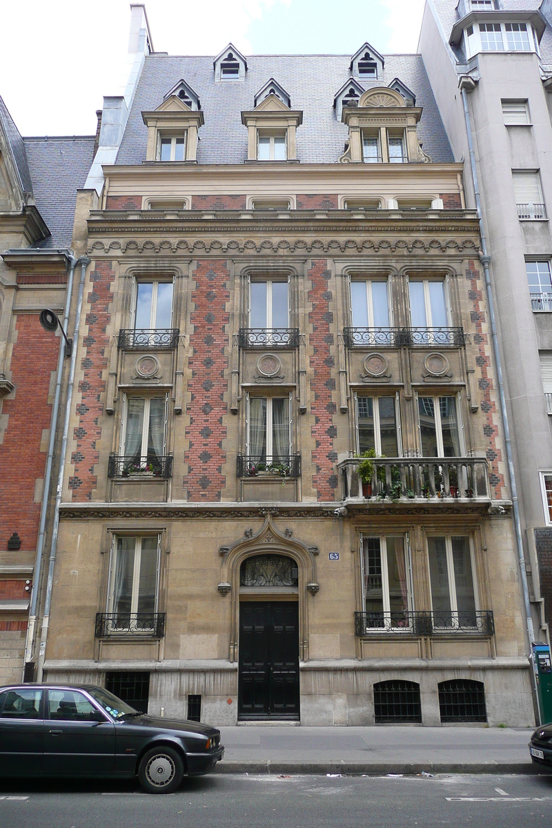 รูปถ่าย ฝรั่งเศส(France) ปารีส(Paris) ถนนอ็องแปร์(Rue Ampere) 2007-06 17