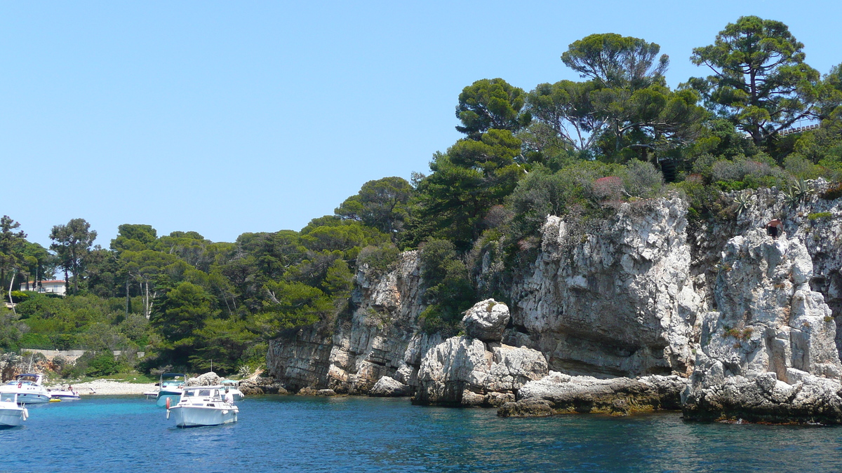 รูปถ่าย ฝรั่งเศส(France) แหลมอ็องตีบ(Cap d'Antibes) อ่าวลาร์ฌ็องโฟ(Anse de l'Argent Faux) 2007-07 7