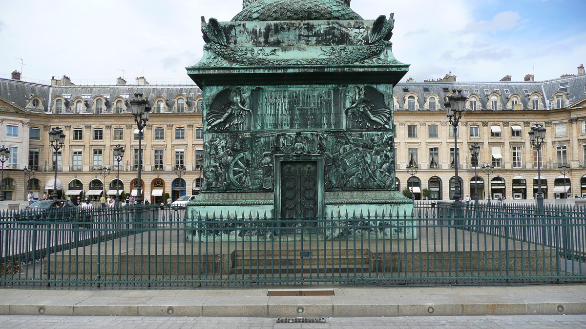 รูปถ่าย ฝรั่งเศส(France) ปารีส(Paris) จัตุรัสว็องโดม(Place Vendome) เสาว็องโดม(Colonne de Vendome) 2007-07 21