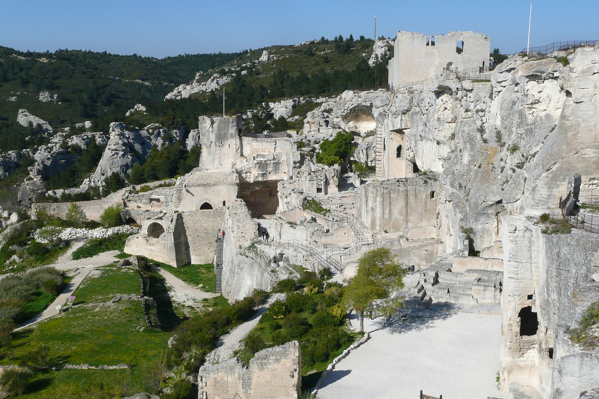 รูปถ่าย ฝรั่งเศส(France) เลส์โบเดอโพรว็องซ์(Baux de Provence) ปราสาทโบเดอโพรว็องส์(Baux de Provence Castle) 2008-04 14