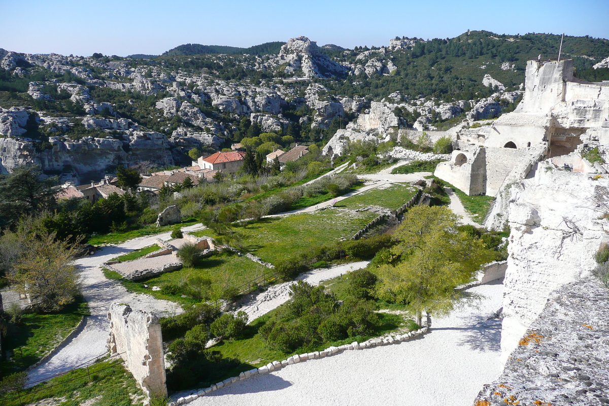 รูปถ่าย ฝรั่งเศส(France) เลส์โบเดอโพรว็องซ์(Baux de Provence) ปราสาทโบเดอโพรว็องส์(Baux de Provence Castle) 2008-04 25