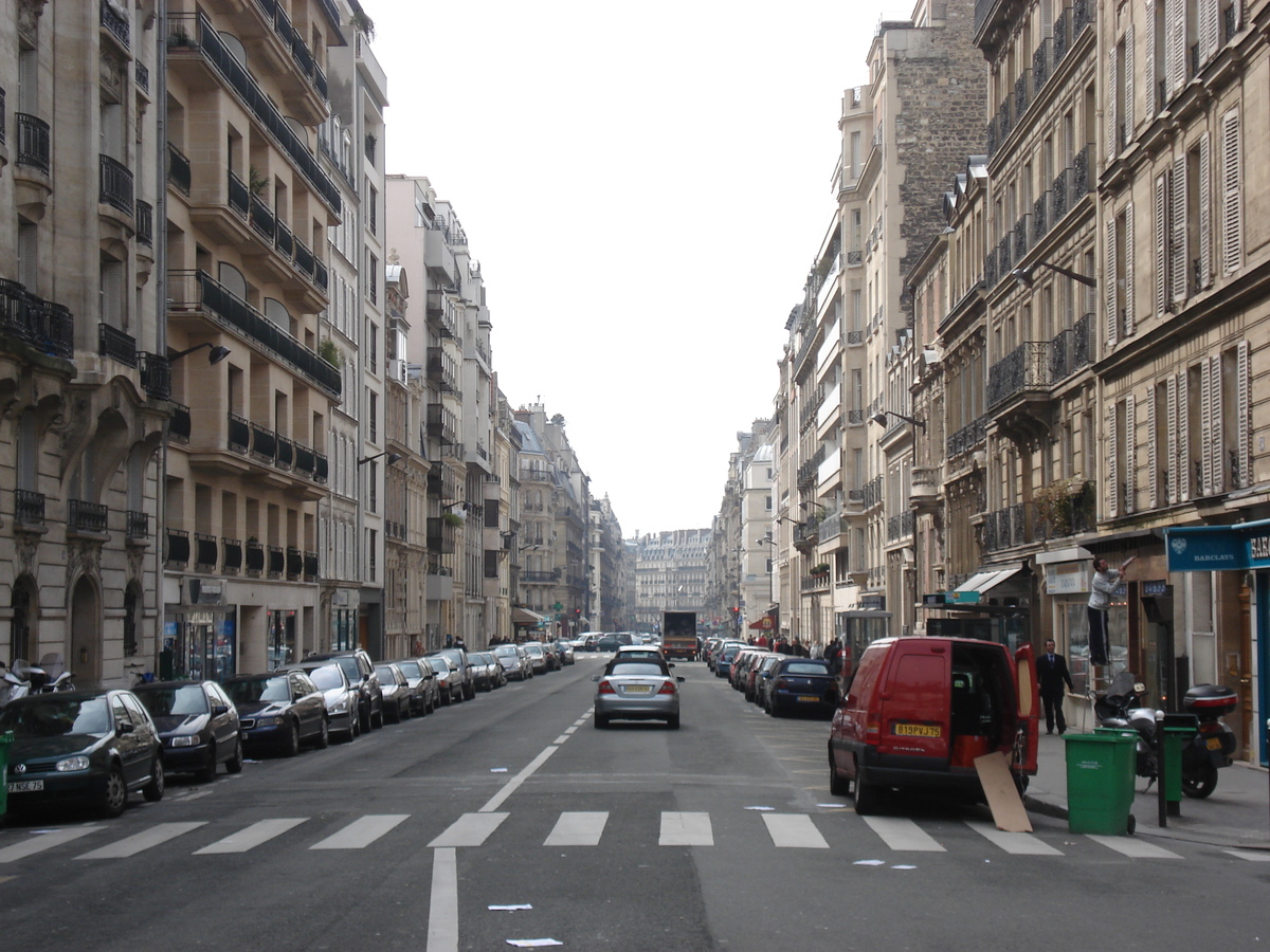 รูปถ่าย ฝรั่งเศส(France) ปารีส(Paris) บูเลอวาร์ด  มาเลแอร์บ(Boulevard Malesherbes) 2006-03 17