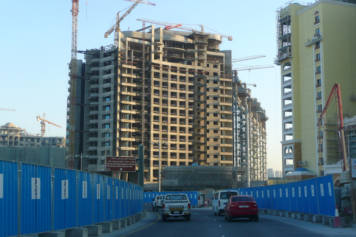 รูปถ่าย สหรัฐอาหรับเอมิเรตส์(United Arab Emirates) ดูไบ(Dubai) ปาล์มจุมัยเราะห์(Palm Jumeirah) 2009-01 7