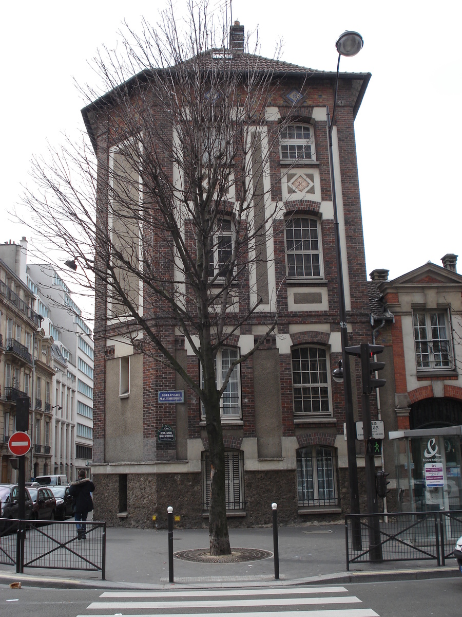 รูปถ่าย ฝรั่งเศส(France) ปารีส(Paris) บูเลอวาร์ด  มาเลแอร์บ(Boulevard Malesherbes) 2006-03 3