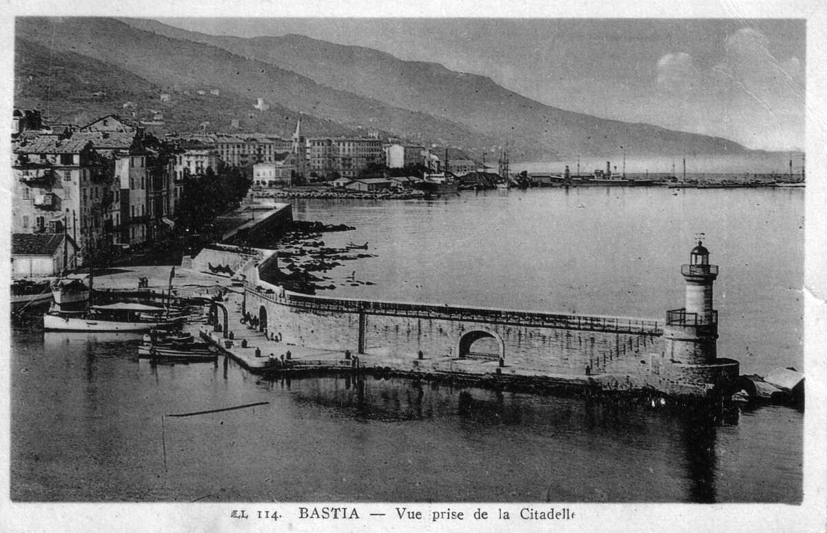 รูปถ่าย ฝรั่งเศส(France) คอร์สิคา(Corsica) โปสการ์ดเก่า(Old Postcards) บาสเทีย(Bastia) 1900-01 146