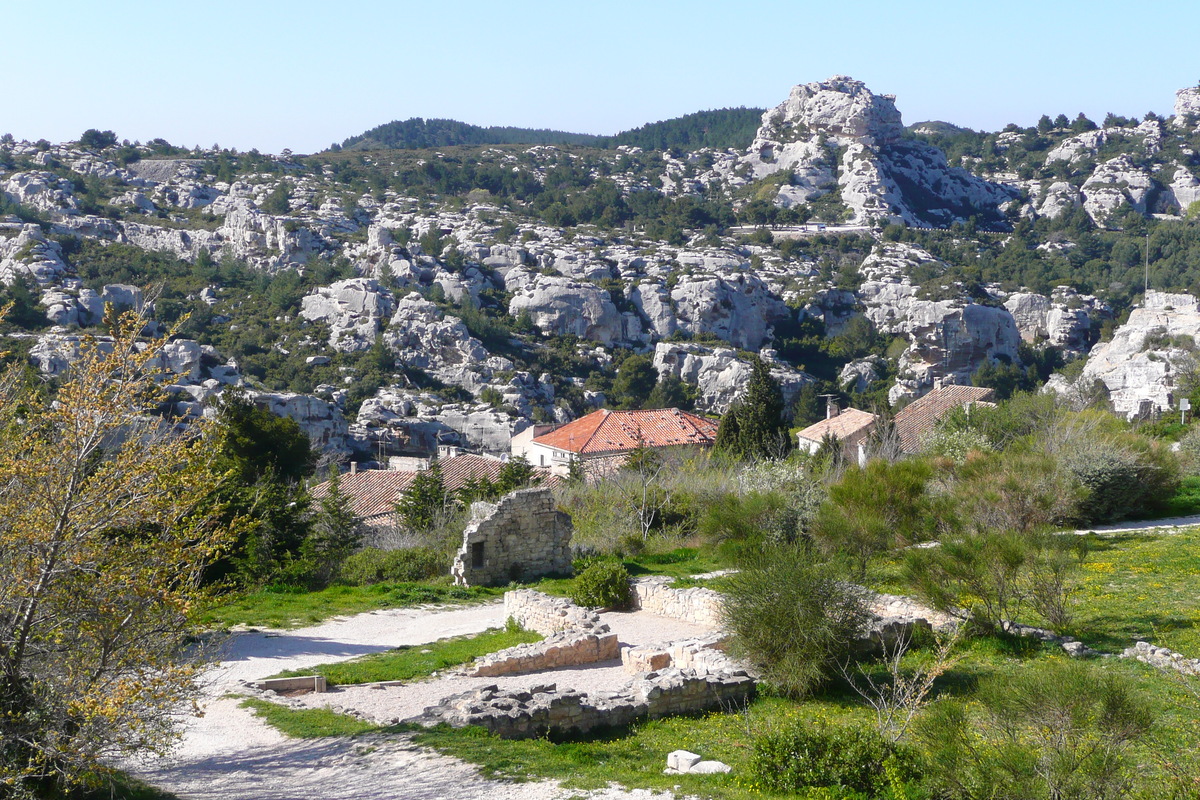 รูปถ่าย ฝรั่งเศส(France) เลส์โบเดอโพรว็องซ์(Baux de Provence) ปราสาทโบเดอโพรว็องส์(Baux de Provence Castle) 2008-04 66