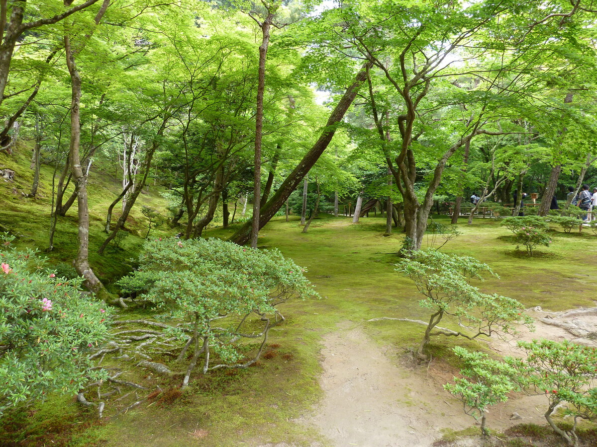 รูปถ่าย ญี่ปุ่น(Japan) เกียวโต(Kyoto) วัดกินกะกุจิ (ศาลาเงิน)(Ginkakuji Temple(Silver Pavilion)) 2010-06 27