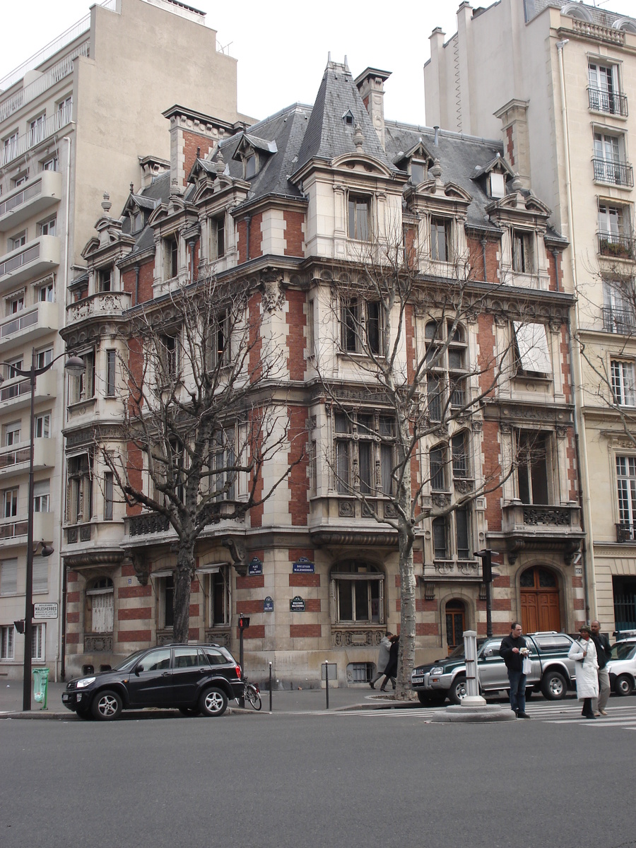 รูปถ่าย ฝรั่งเศส(France) ปารีส(Paris) คุ้มที่ 17 (17th Arrondissement) ปลาส  มาเลแอร์บ(Place Malesherbes) 2006-03 6