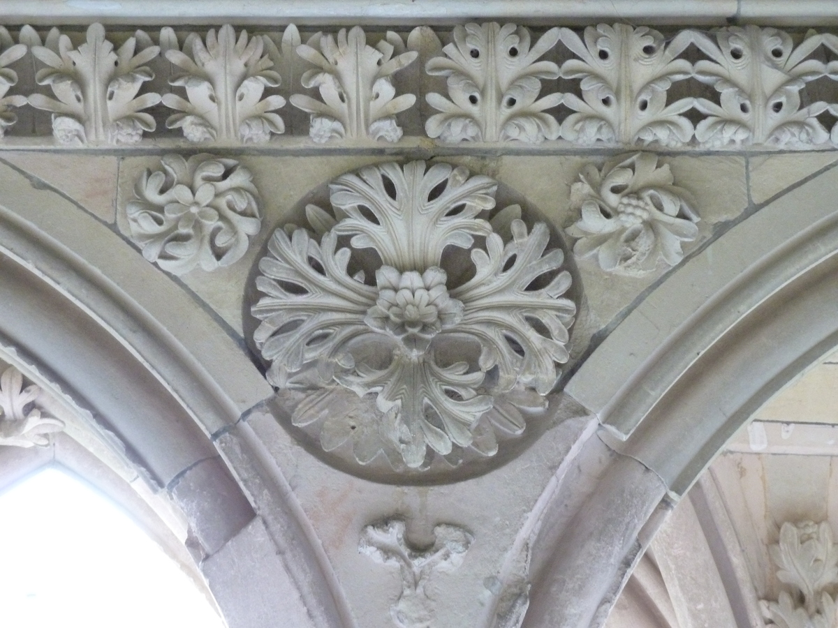 รูปถ่าย ฝรั่งเศส(France) มงแซ็งมีแชล(Mont St Michel) ระเบียงคดแอบบีมงแซ็งมีแชล(Mont St Michel Abbey Cloister) 2010-04 87