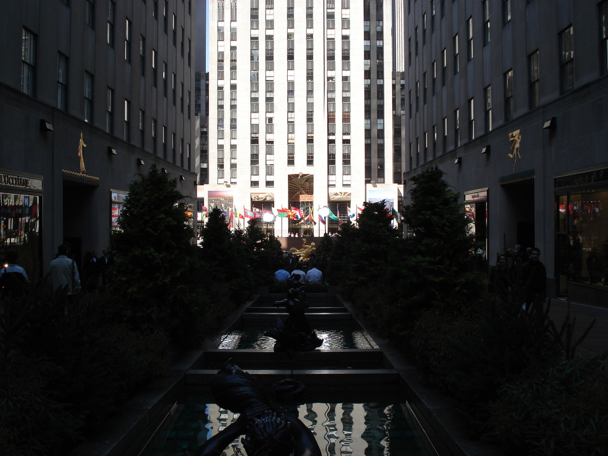 รูปถ่าย สหรัฐอเมริกา(United States) นิวยอร์ก(New York) ร็อกกีเฟลเลอร์เซ็นเตอร์(Rockefeller Center) 2006-03 0
