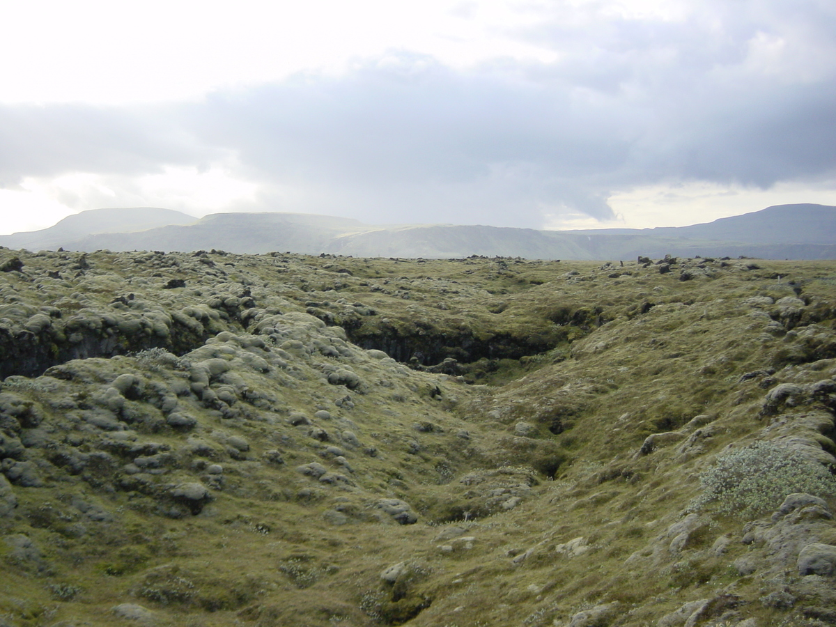 รูปถ่าย ไอซ์แลนด์(Iceland) ถนนหมายเลข 1 จากโยกุลซาร์เลานไปวีก(Road 1 Jokulsarlon to vik) 2003-06 5