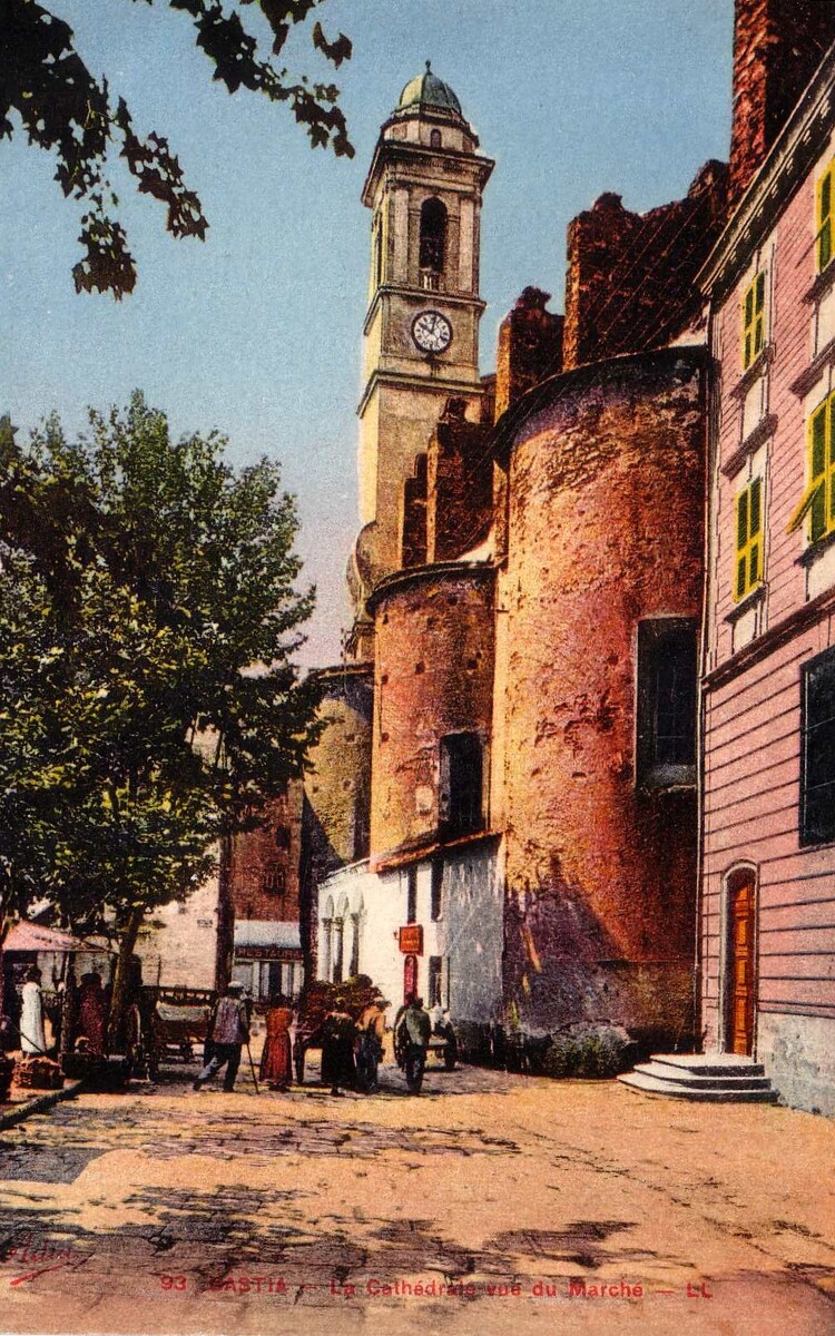 รูปถ่าย ฝรั่งเศส(France) คอร์สิคา(Corsica) โปสการ์ดเก่า(Old Postcards) บาสเทีย(Bastia) 1900-01 17