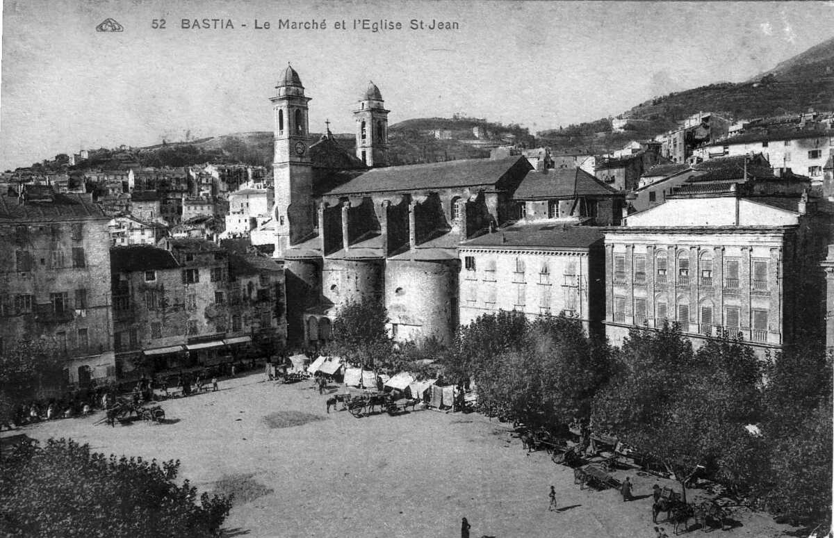 รูปถ่าย ฝรั่งเศส(France) คอร์สิคา(Corsica) โปสการ์ดเก่า(Old Postcards) บาสเทีย(Bastia) 1900-01 25