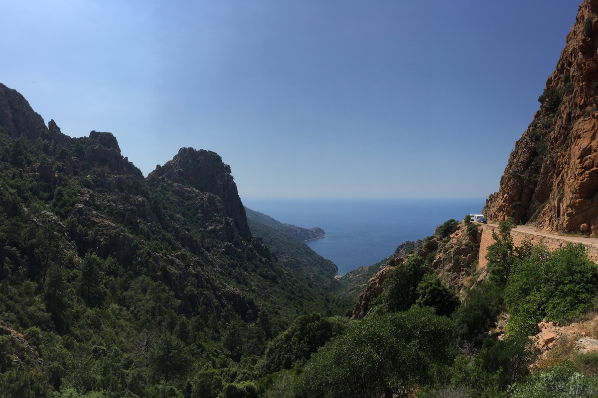 รูปถ่าย ฝรั่งเศส(France) คอร์สิคา(Corsica) หน้าผากาลังก์เดอเปียนา(Calanques de Piana) 2015-05 6