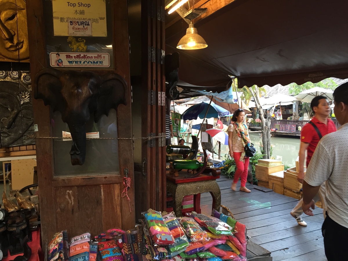 รูปถ่าย ไทย(Thailand) พัทยา(Pattaya) ตลาดน้ำ(Floating Market) 2014-12 12