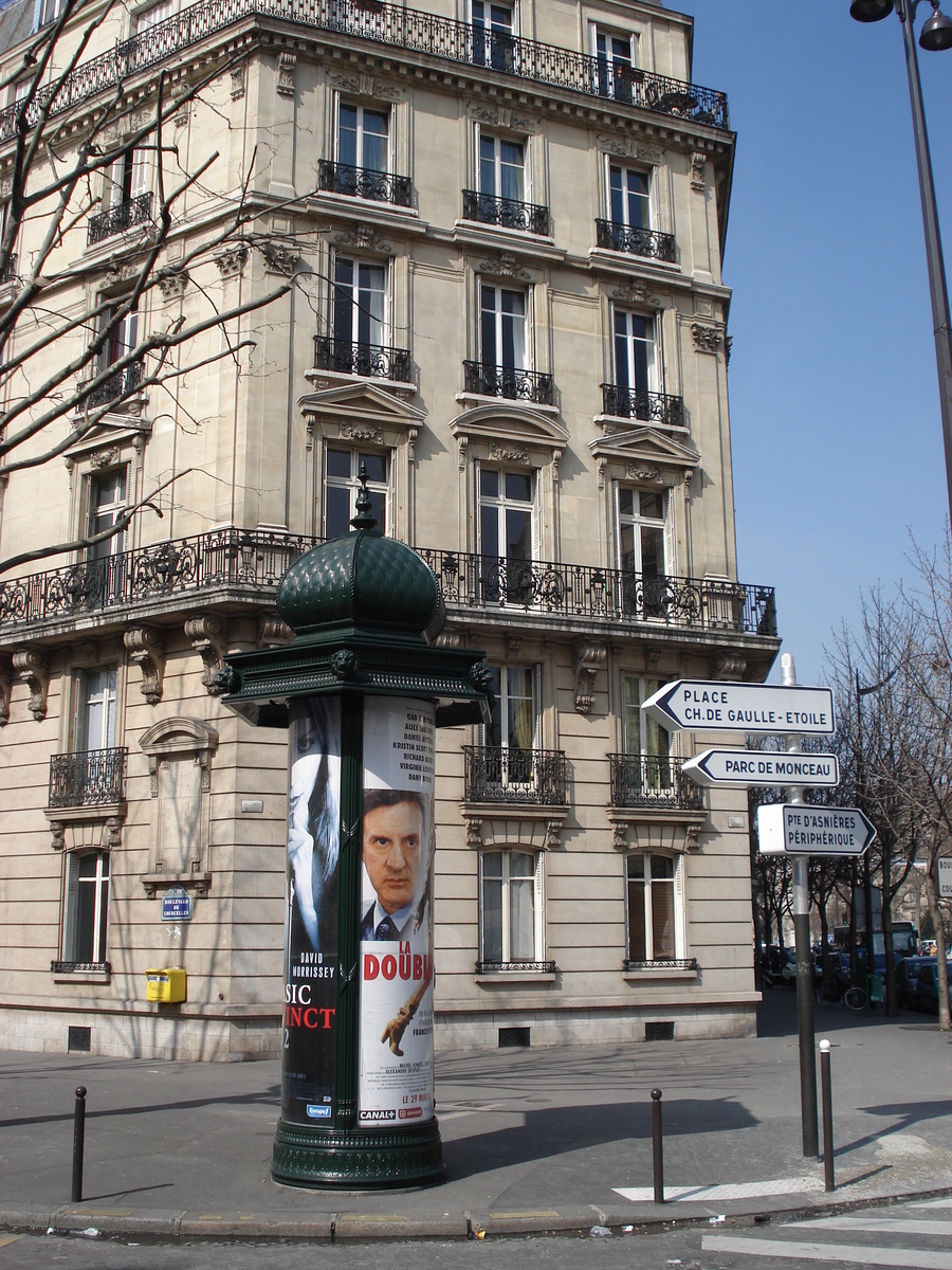 รูปถ่าย ฝรั่งเศส(France) ปารีส(Paris) คุ้มที่ 17 (17th Arrondissement) ถนนกูร์แซล(Boulevard de Courcelles) 2006-03 2