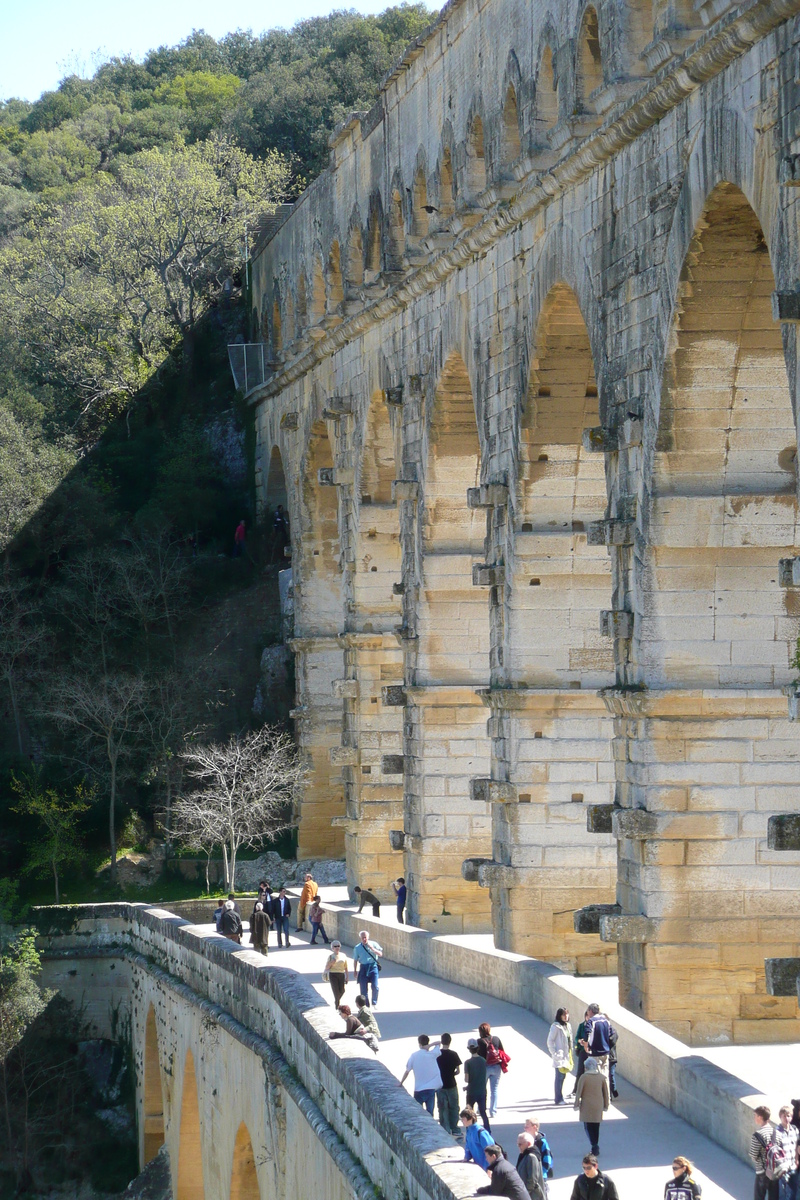 รูปถ่าย ฝรั่งเศส(France) สะพานปงดูการ์(Pont du Gard) 2008-04 83