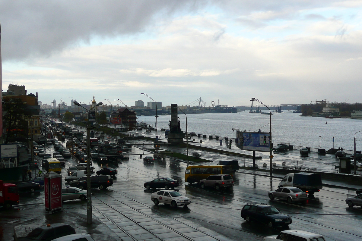 รูปถ่าย ยูเครน(Ukraine) เคียฟ(Kiev) แม่น้ำนีเปอร์(Dnipro river) 2007-11 2