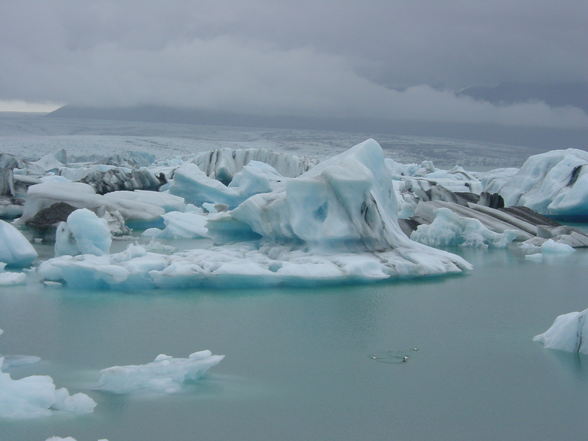 รูปถ่าย ไอซ์แลนด์(Iceland) โจกูลซาร์ลง(Jokulsarlon) 2003-06 24